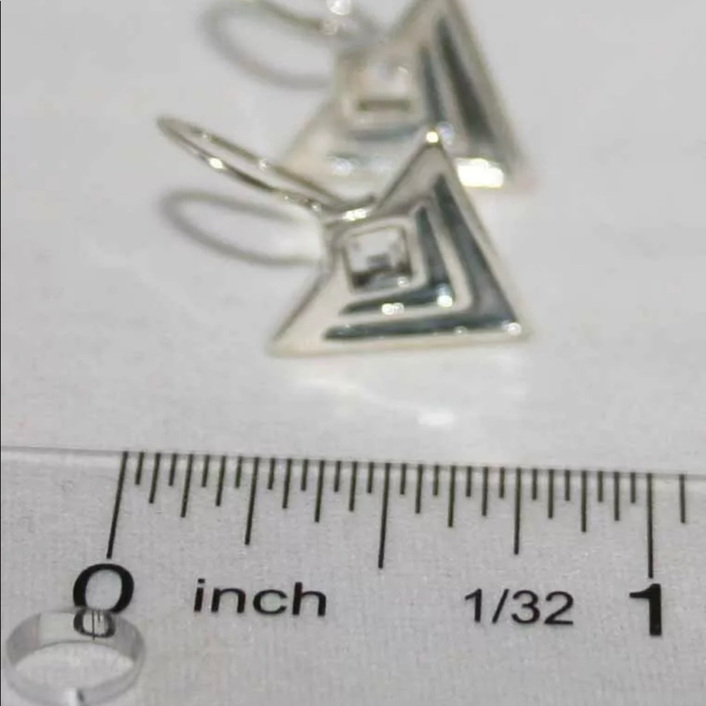W1114 Silpada Logo Earrings - Picture 3 of 3